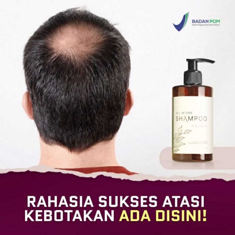 (TERMURAH + COD)JEVARINE Shampoo Anti Rambut Rontok, Botak, Penghitam dan Anti Ketombe All In One, Shampo Menyembuhkan Kebotakan Kerontokan Parah Pria dan Wanita, Ketombe Parah- Lazuardi Store