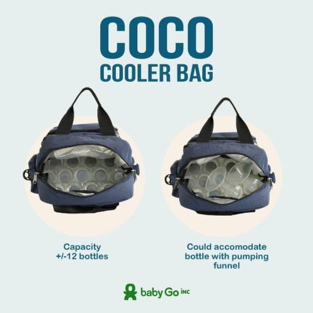 BabyGo Inc - BabyGo Inc COCO Mini Cooler Bag Babygoinc Baby Go inc tas asi bayi