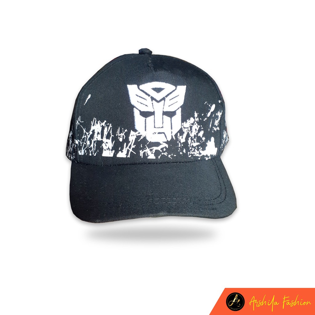 Topi Anak Bordir Motif Transformer / Topi Anak Bordir Timbul / Topi Anak Laki Laki