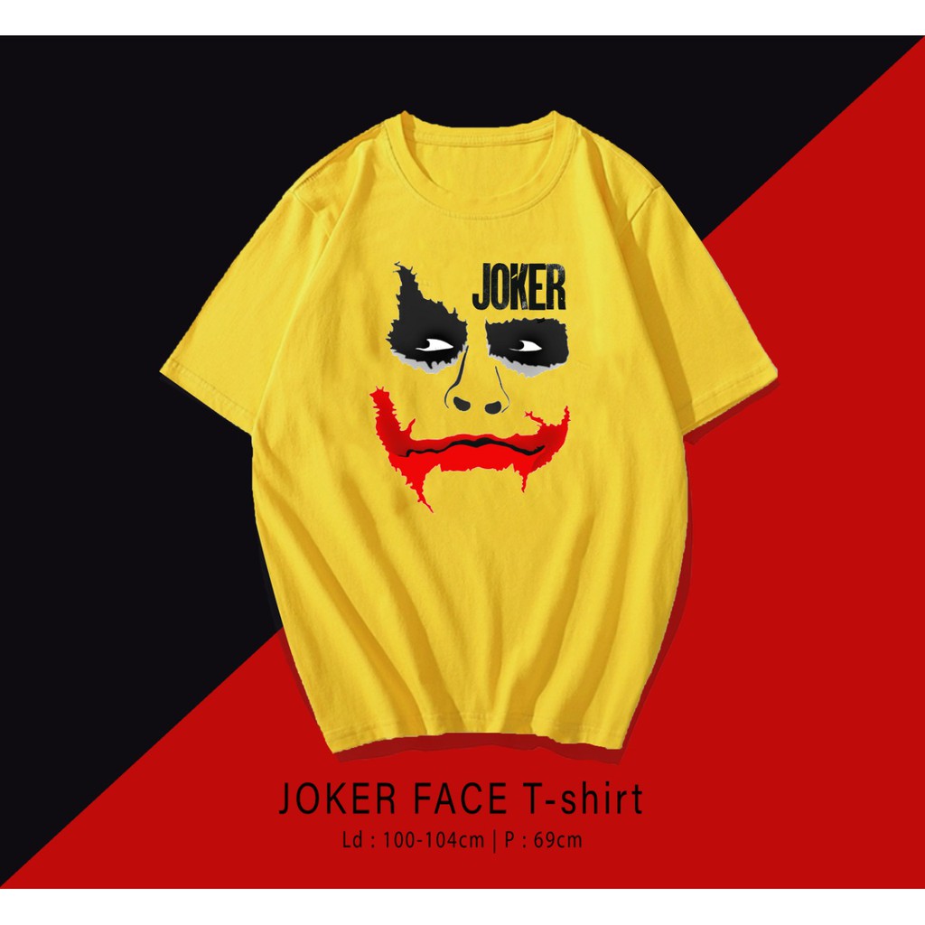 JOKER FACE MUKA JOKER FILM ART PREMIUM QUALITY  / TERMURAH