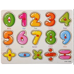 PUZZLE KAYU EDUKASI  | ALPHABET ANGKA HIJAIYAH HEWAN GEOMETRI BENTUK | PUZZLE ANAK-Numbers