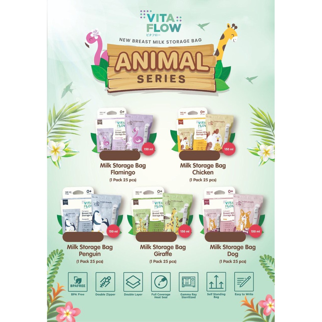 Vitaflow - Kantong Asi 150 ml