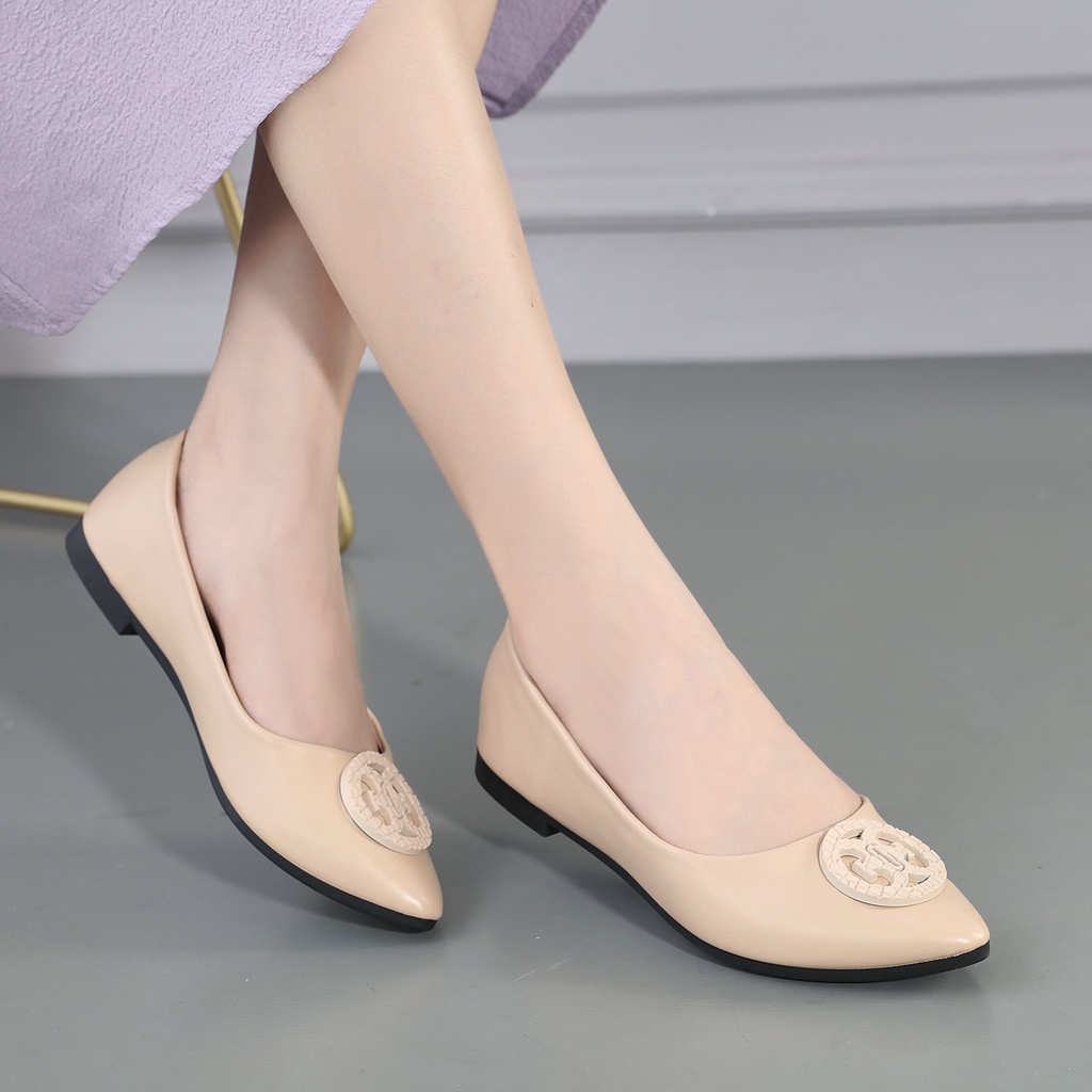 Jiso ANNA-802 Sepatu Flat shoes Wanita Sepatu Kerja Wanita