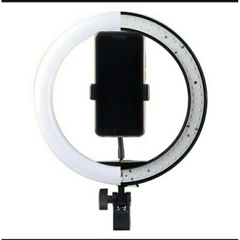 Lampu Led Ring Light Ringlight 26cm + Tripod 2m + Remote + Holder HP Vlog Streaming 3 Warna lampu