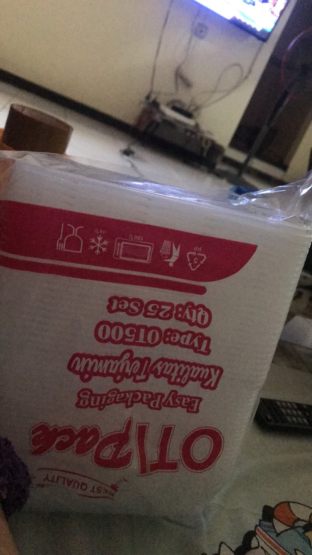 Thinwall Bulat / Panjang 500ml- Kotak Makan Anti Panas - Food Container Min 25pcs