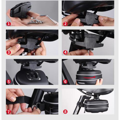 Diskon Roswheel Tas Saddle 13875 Kecil Sepeda Waterproof Mtb Roadbike Sadle Terbaru