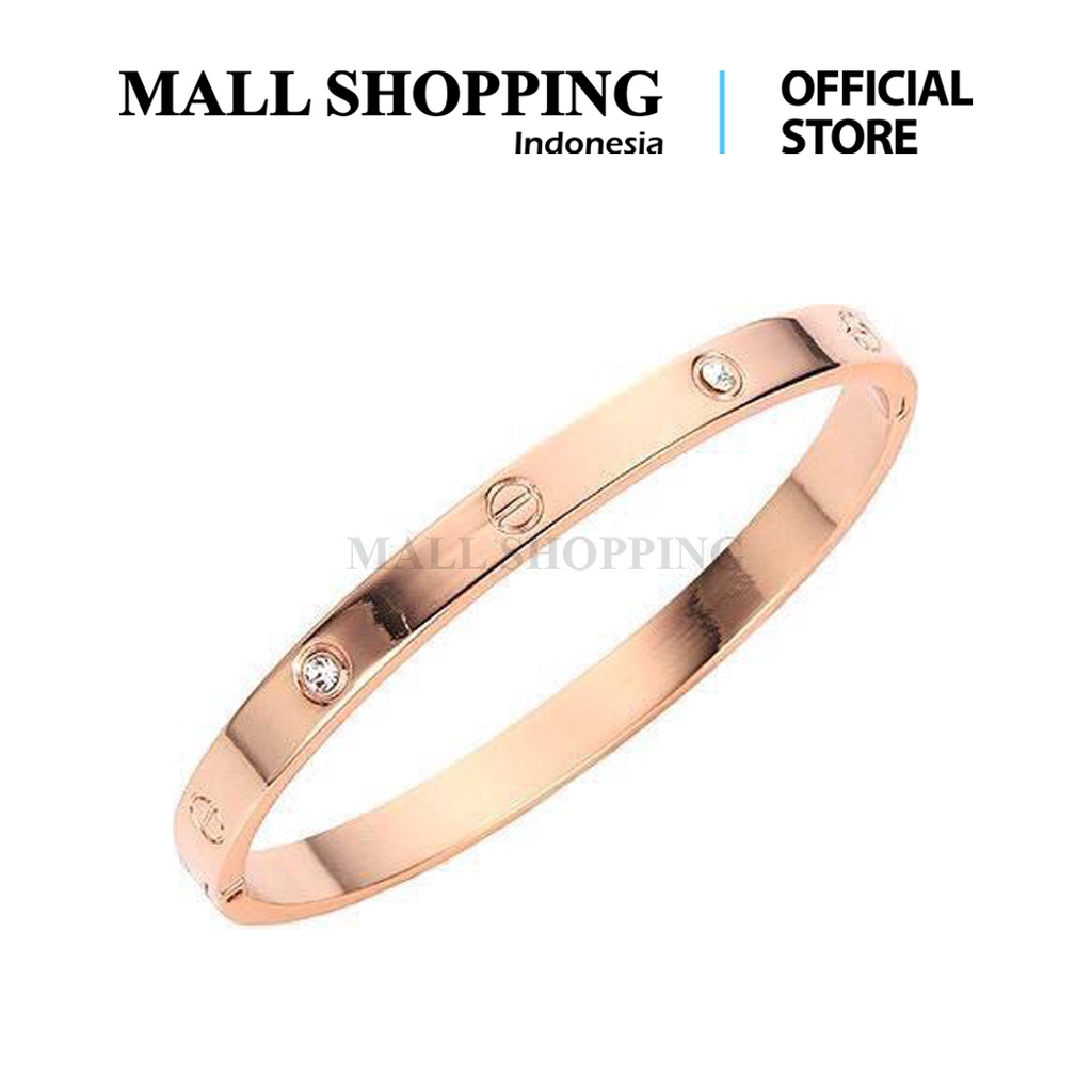 (COD) Gelang Tangan Titanium Bracellet Aksesoris MALL SHOPPING
