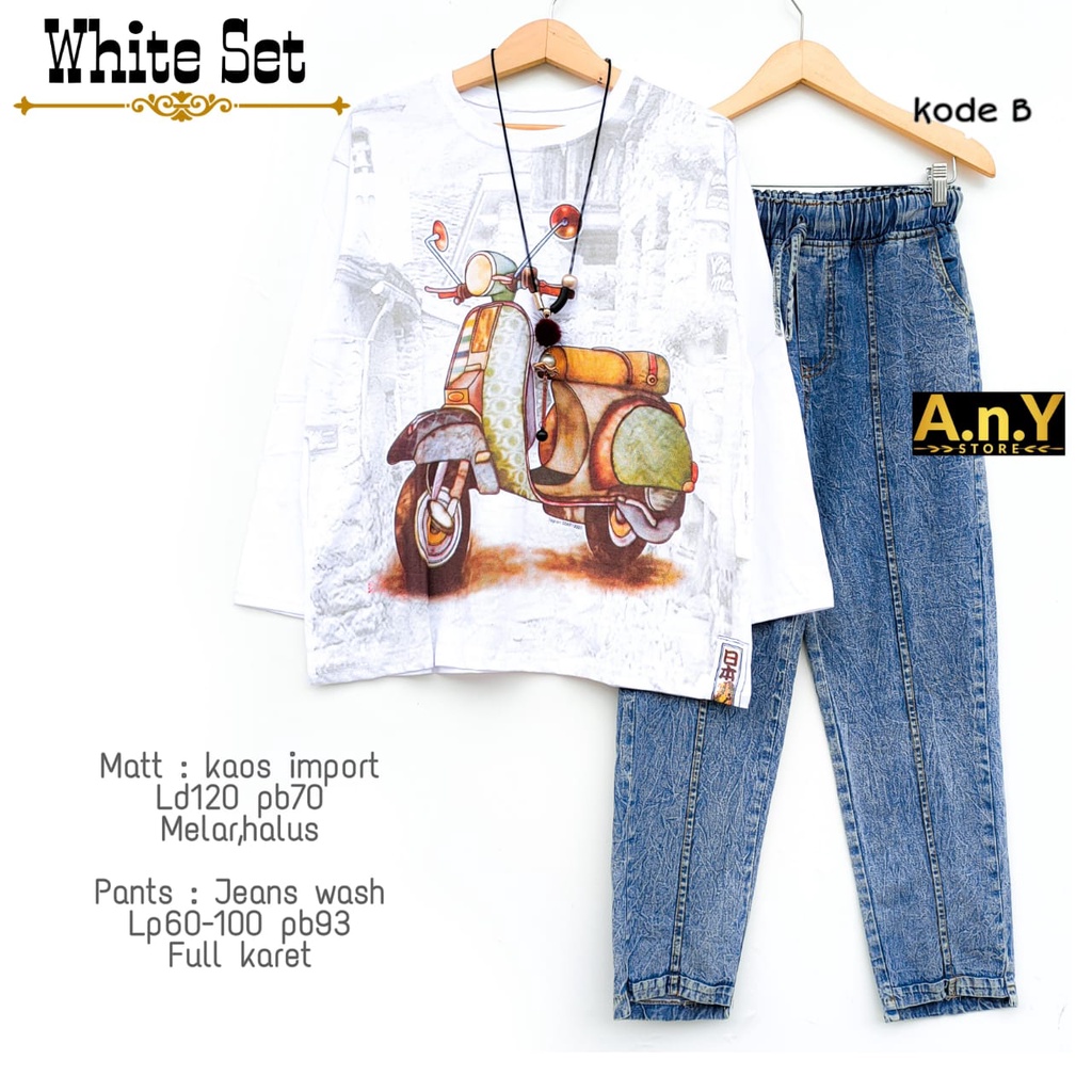 DESNA SET BY ANY - SET BAJU DAN CELANA WANITA-B