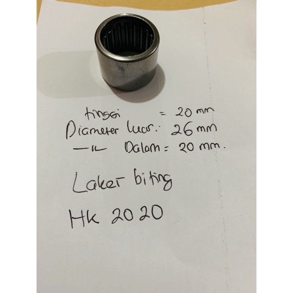 Laker biting HK2020 needle bearing asb t 20 mm dL 26 mm dd 20 mm