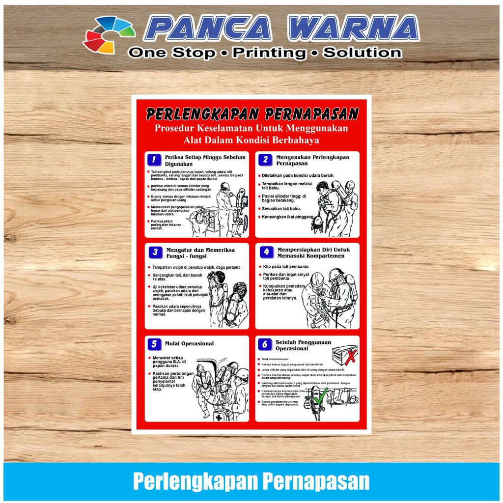 

Stiker Kapal Safety Sign Perlengkapan Pernapasan ISM Code Perkapalan