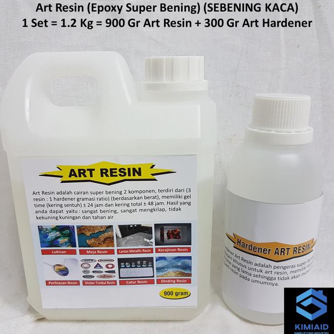 

Epoxy Resin Bening - 1.2 Kg - Art Resin - Resin Bening