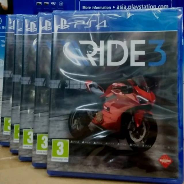 Kaset BD PS4 ORIGINAL RIDE 3
