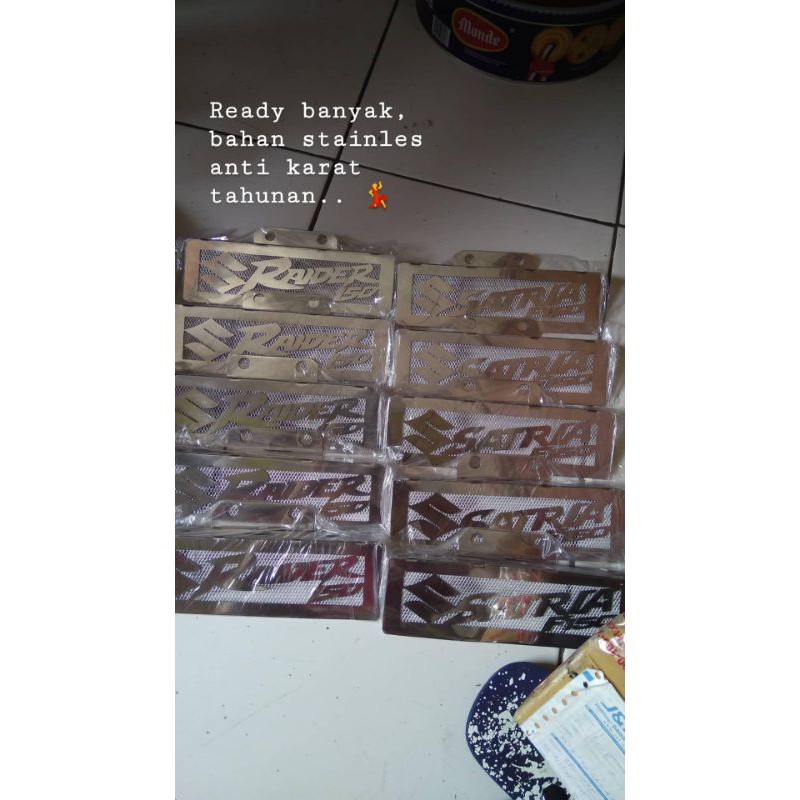 cover radiator Fu karbu stainless