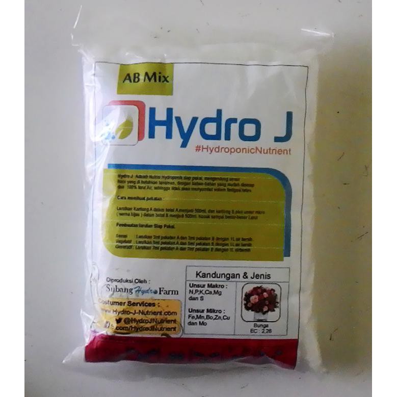 OBRAL Nutrisi Hidroponik Bunga (AB Mix Hidro J) Termurah