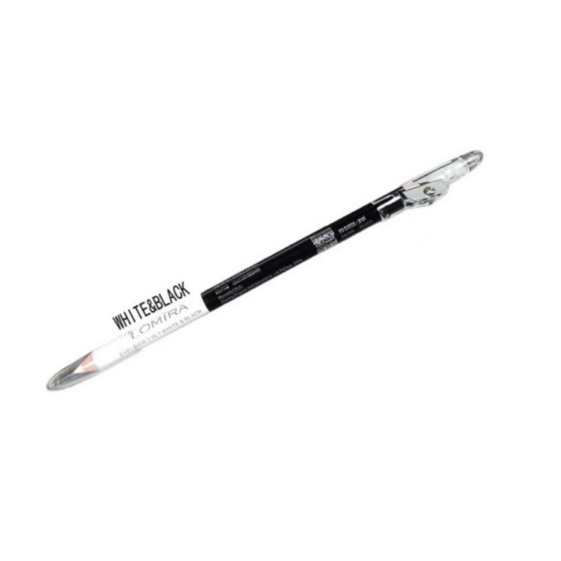 LOMIRA Eyeliner 2In1 White &amp; Black 09 + 055g