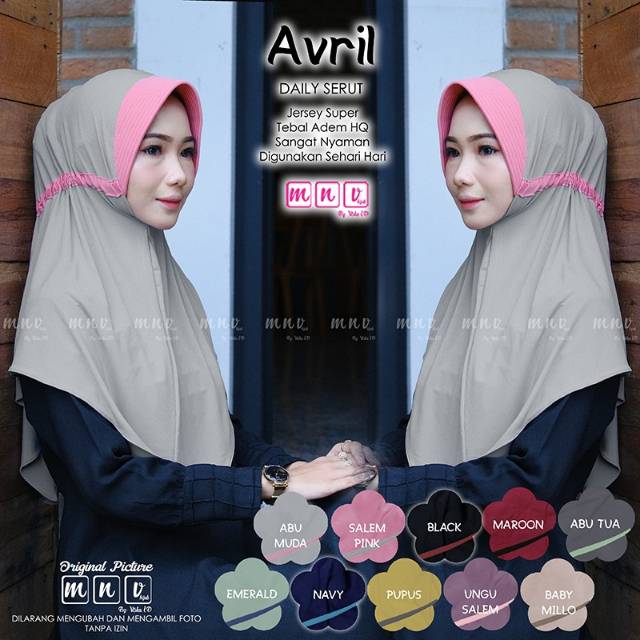 AVRIL ORIGINAL RAQUMI HIJAB | RAQUMI GORONTALO | Jilbab Daily | Jilbab Rumahan | Jilbab Serut