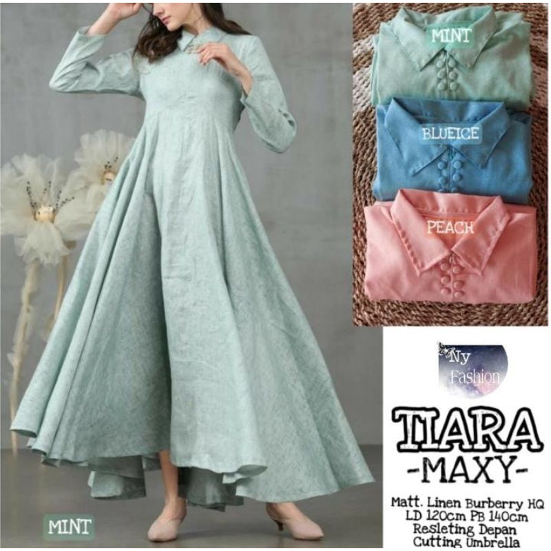 DRESS Wanita - Gamis Maxy - Ld 120 - Tiara Maxy by Ny Fashion