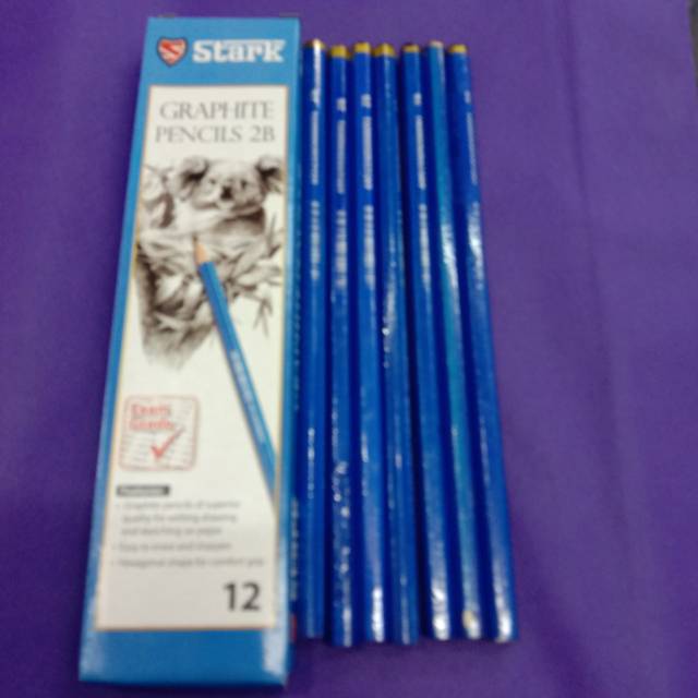 

PENSIL 2B / PENSIL 2B STRAK GRAPHITE / ISI 12 PCS .BIRU
