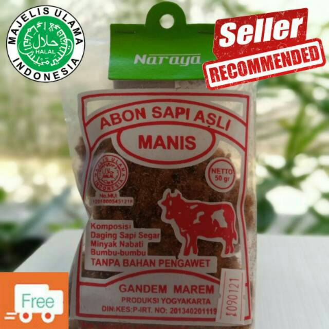 

Abon Sapi Asli 100% Halal. Gratis Ongkir.