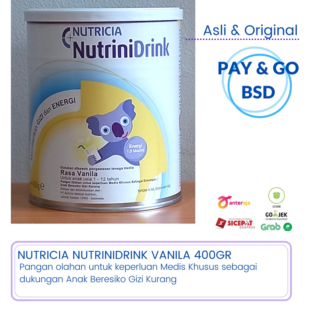 

NUTRINIDRINK POWDER VANILA 400GR