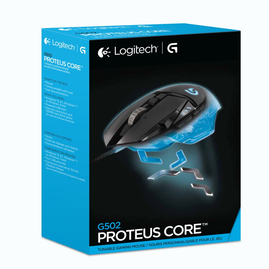 logitech G 502 Gaming mouse proteus core