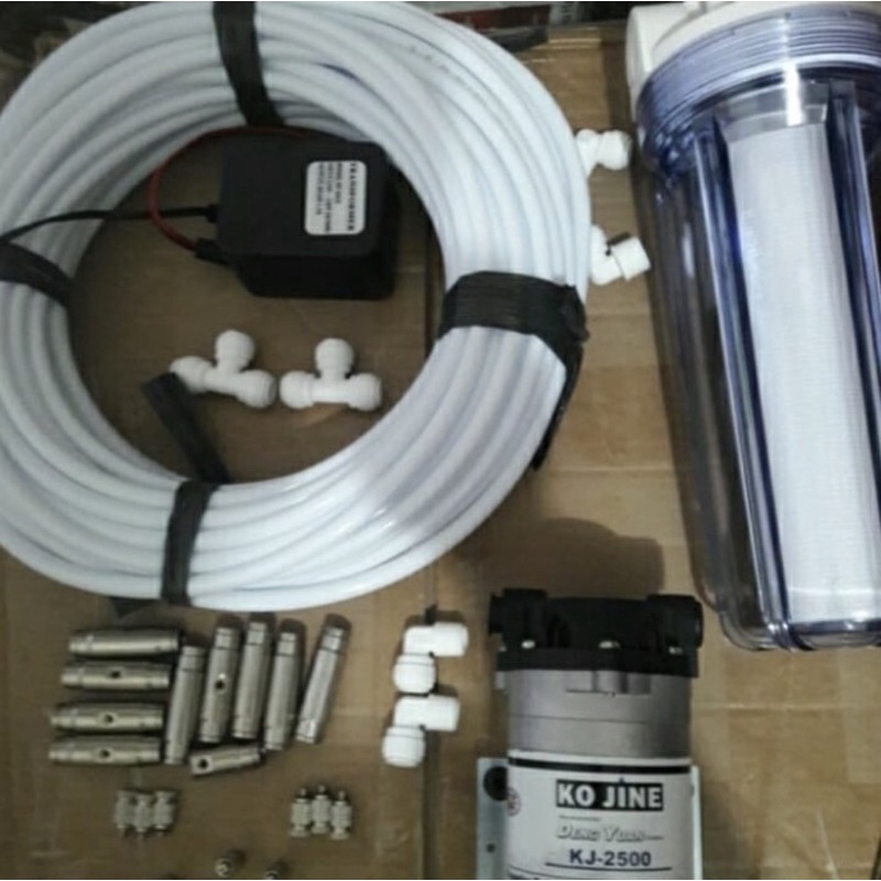 Paket Pompa RO kabut untuk rumah Burung Walet / kabut cafe / kabut greenhouse / pengembun walet / sp