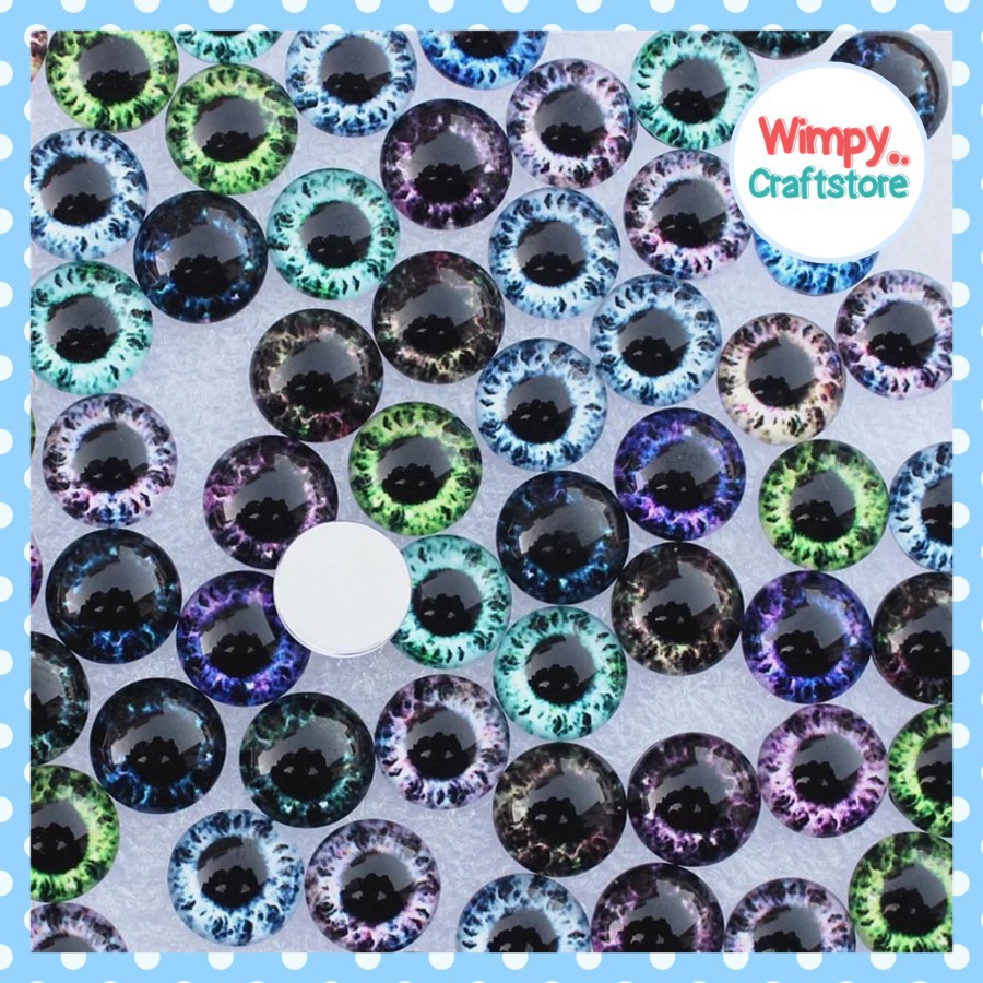 Wimpy Eye Chip S7 Bola Mata Figure Mata Boneka BJD Bahan Craft Clay