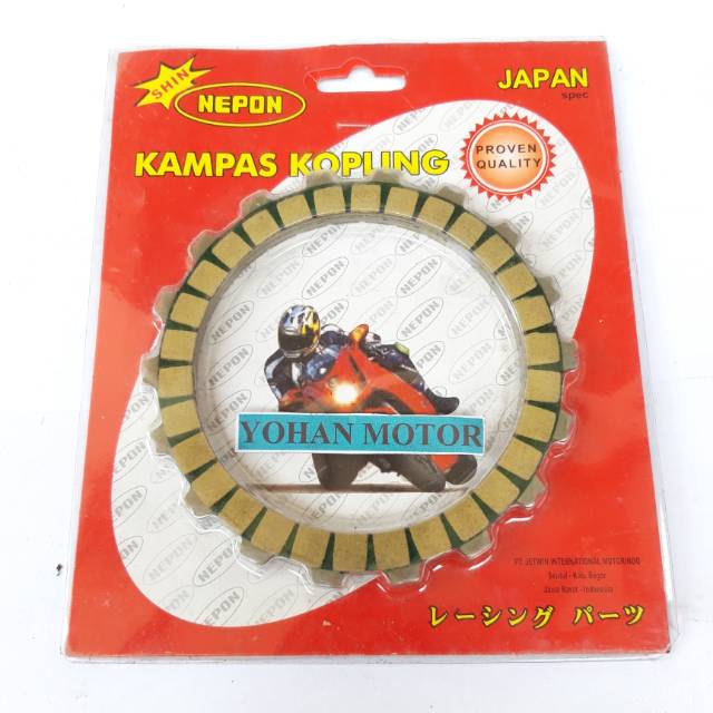 Kampas Kopling Plat Kopling Racing Vega ZR Jupiter Z New Jupiter Z1 Nepon Japan