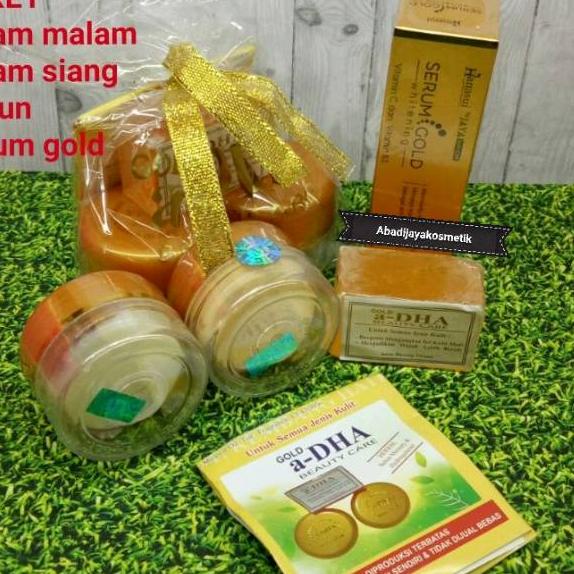♪ PAKET CREAM A DHA GOLD + SERUM GOLD HANASUI // a Dha Gold + Serum Gold Hanasui ☆