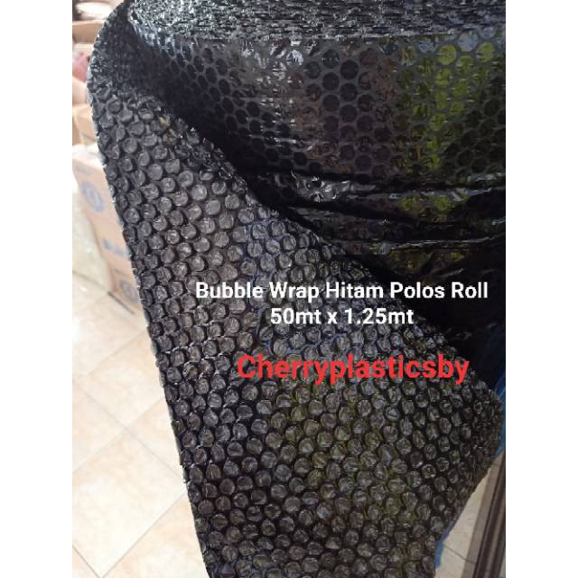 (3kg) Bubble Wrap HITAM/BENING TEBAL 2.7Kg roll 1.25mt x 50mt plastik gelembung TEBAL