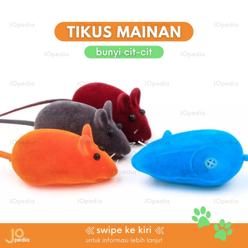 TIKUS MAINAN Bunyi Cit Cit Mainan Kucing Anjing Gigit Dog Cat Toy