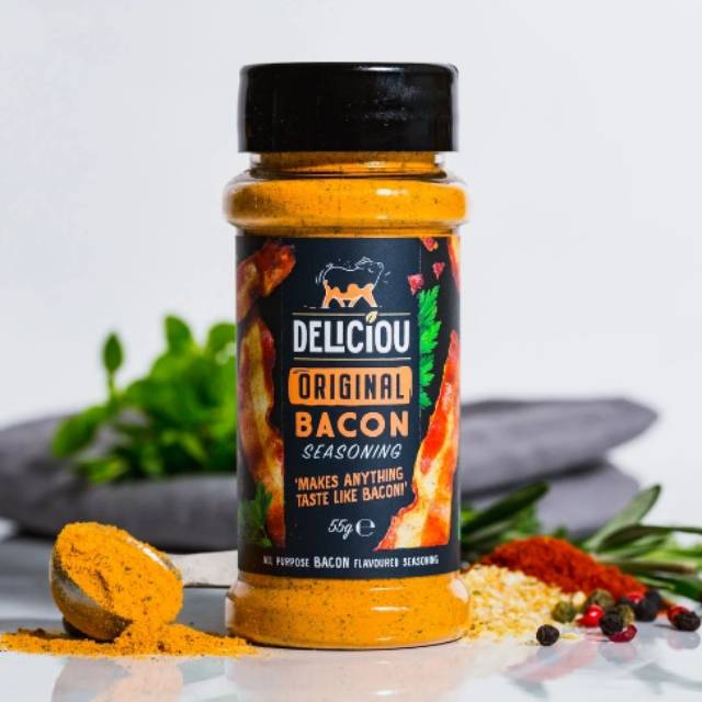 

DELICIOU VEGAN ORIGINAL BACON SEASONING 55 Gram (Made in Australia)