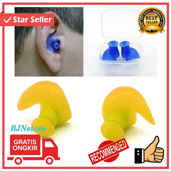 PENUTUP TELINGA SAAT RENANG Ear Plug ANTI AIR / Penutup Telinga musim dingin / alat penutup telinga 