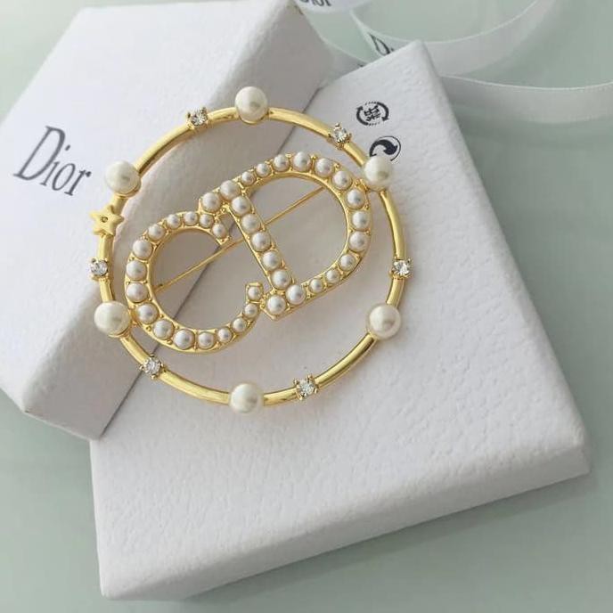 Bros emas bulat Dior, KW Premium