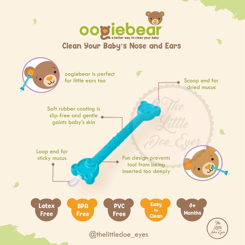 [READY] OOGIEBEAR Baby Ear &amp; Nose Cleaner