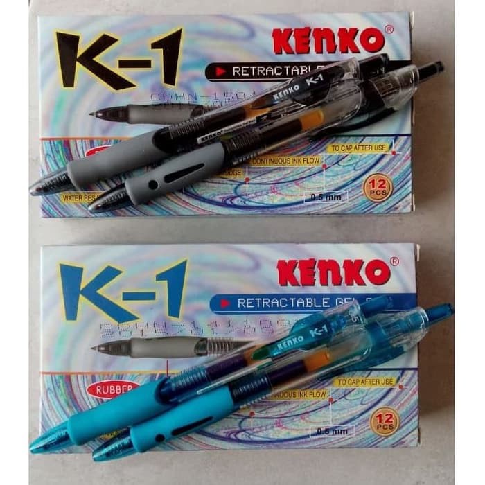 

Pulpen Kenko K-1 Retractable Gel Pen 0.5mm