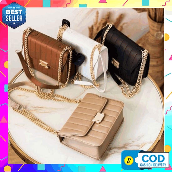 0 Tas Selempang / Shoulder Bag Wanita Zuhra Tas Fashion Wanita - Hitam