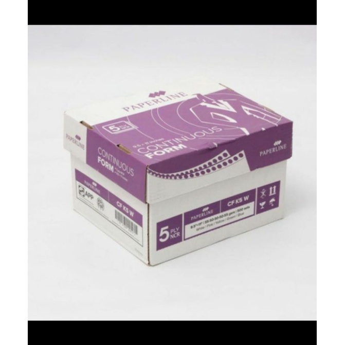 

kertas continuous form 9 1/2 x 11 / 5ply full/500 sheet