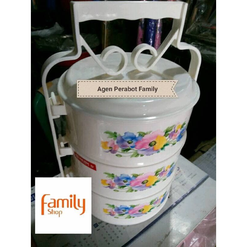 LION STAR RANTANG PLASTIK 3 SUSUN / FOOD CARRIER LION STAR APF866