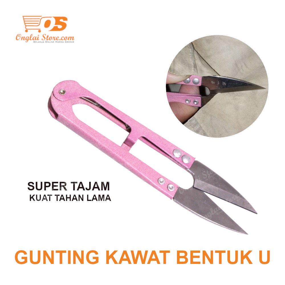 

Cekris GUNTING KAWAT BENTUK U - gunting benang kain - Gunting Cekris High Class Cekris PIN