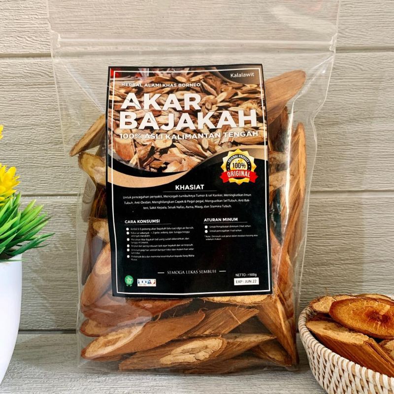 [Paket 3kg] Akar Kayu Bajakah Kalalawit kering siap seduh Obat Tumor dan Kanker (100% ORIGINAL)