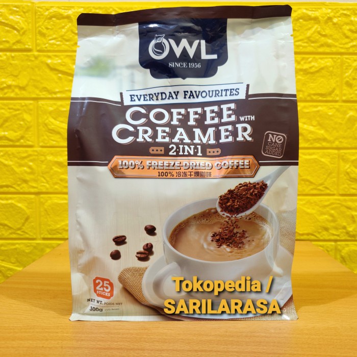 

Everyday Favourites!! OWL Coffee with Creamer 2in1 No SUGAR