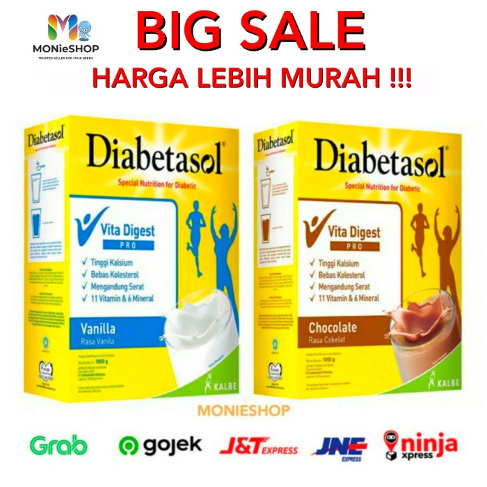 

Susu Diabetasol 1Kg vanilla coklat
