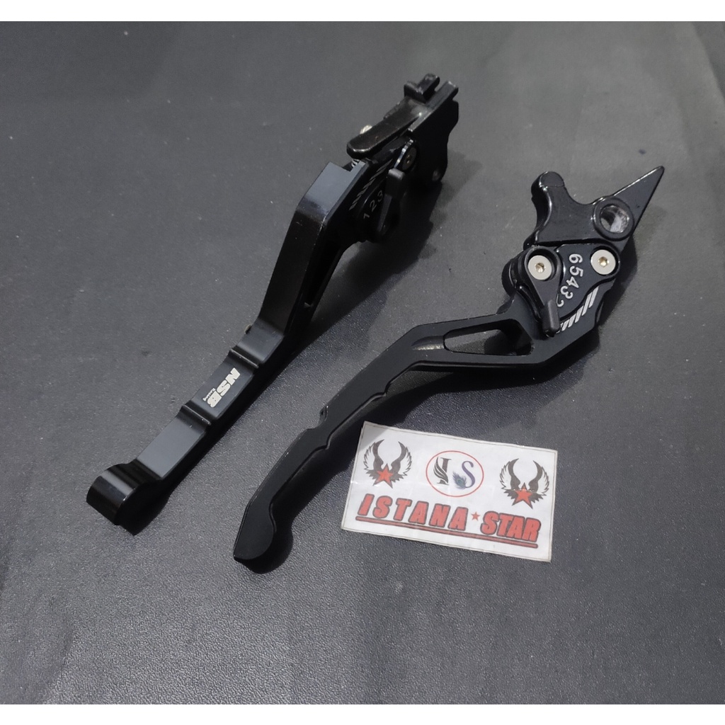 Handle rem Honda Beat Fi. Handle rem full cnc Honda beat karbu HITAM