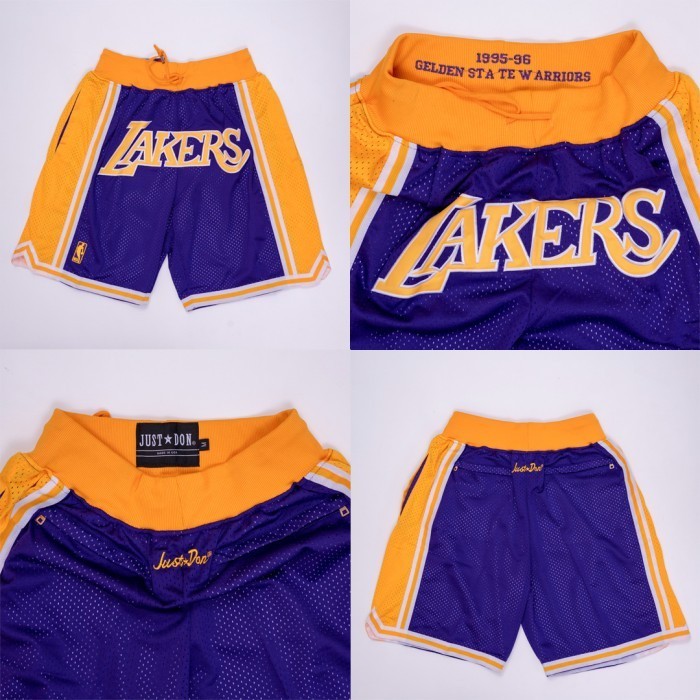 Celana Basket JustDon Los Angeles Lakers Ungu
