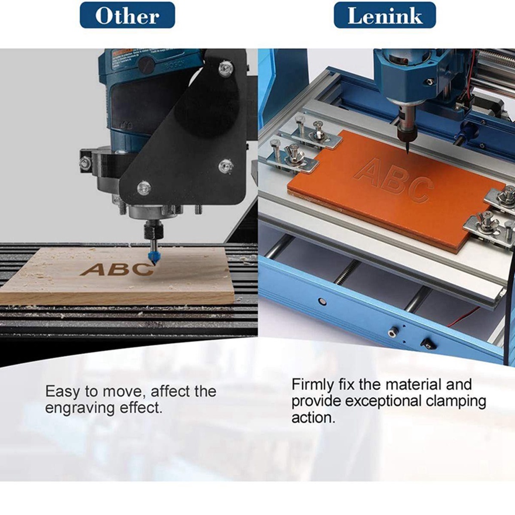 Lanfy Hold Down Clamp 3018-MX3 Adjustable T-slot Mini T-track Alat Pertukangan