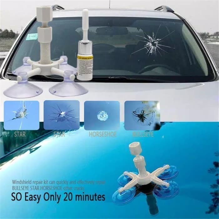 Windshield Lem Kaca / Lem Kaca Mobil / Lem Retak Kaca