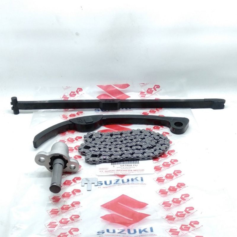 LIDAH TENSIONER SATRIA FU + RANTAI KETENG + TONJOKAN KETENG SATRIA FU ORI SUZUKI