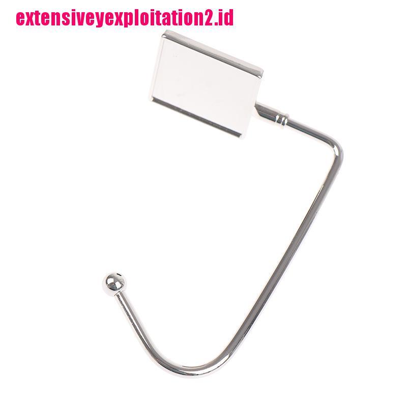 &lt; E2id &amp; &gt; 1Pc Kait Gantungan Tas Handbag / Dompet Bentuk Kotak Bahan Metal
