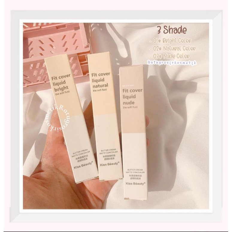 PROMO!!BUTTER CREAM MATTE CONCEALER KISS BEAUTY NO.68206